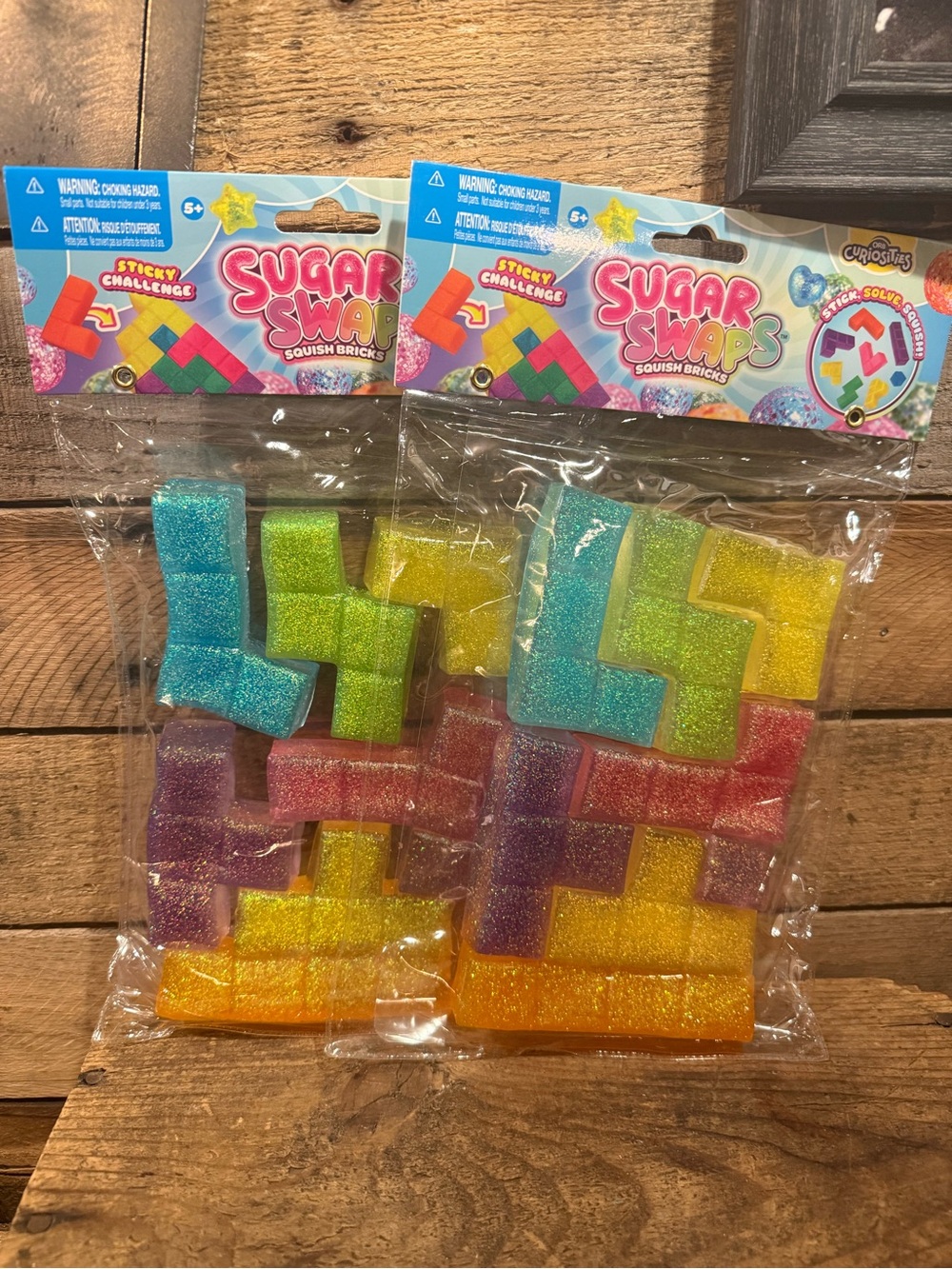 Squish Bricks Kids Puzzle Toy - Multicolor - Set of 2!